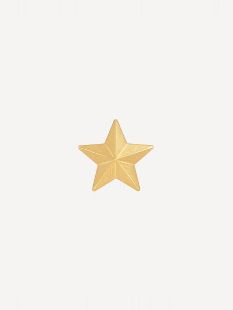 MARIE LICHTENBERG 18ct Gold Star Single Stud Earring