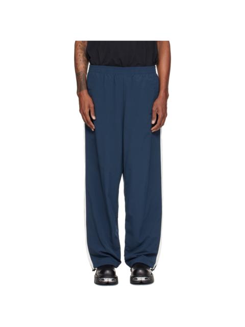 VETEMENTS Navy Tape Track Pants
