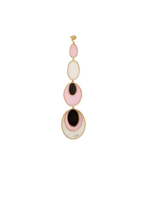 PUCCI Bersaglio oval-shaped earring