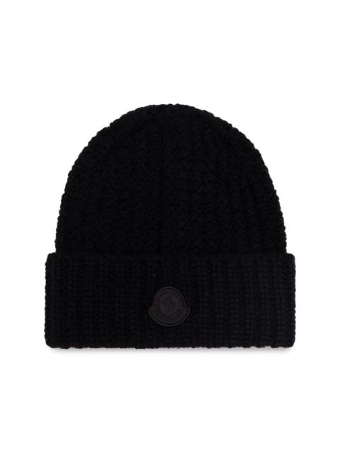 Moncler appliqué beanie