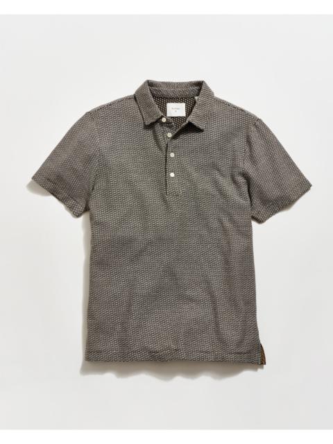 Billy Reid Domino Jacquard Polo