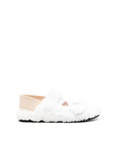 N°21 logo-embroidered Fussbett sandals