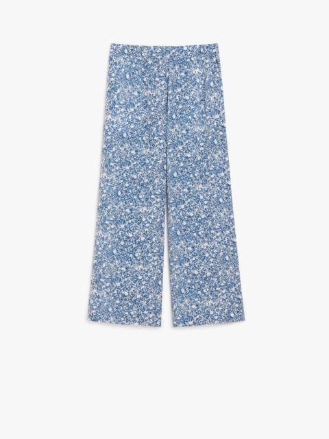 WEEKEND Max Mara REED Silk crêpe de Chine trousers