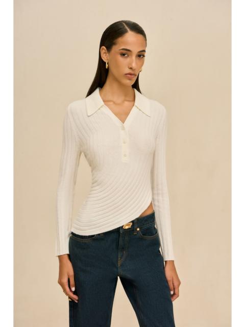 Cult Gaia MATTEA KNIT TOP