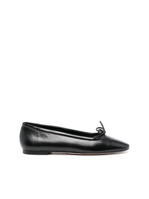 Aeyde Delfina leather ballerina shoes
