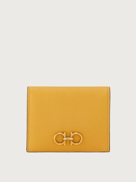 FERRAGAMO GANCINI COMPACT WALLET