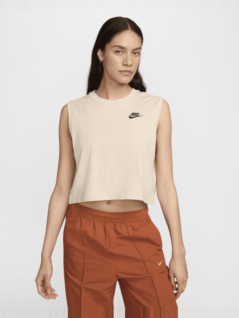Women's Nike Sportswear Club Sleeveless Cropped Top