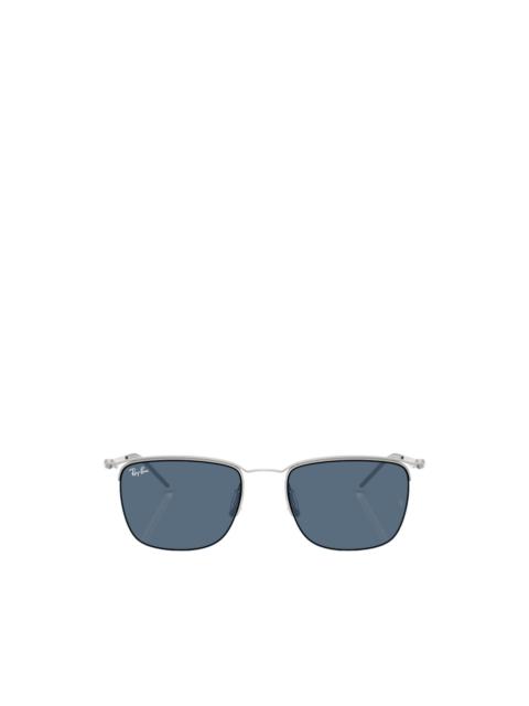 Ray-Ban semi-rim square-frame sunglasses