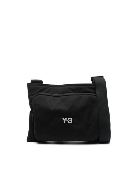Y-3 embroidered-logo cross body bag