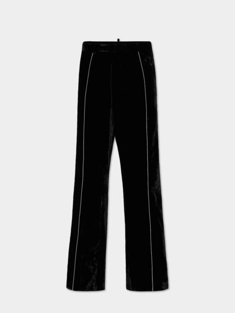 DSQUARED2 VELVET SLEEK TROUSERS