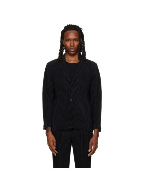 ISSEY MIYAKE Black August Tailored Pleats 1 Blazer