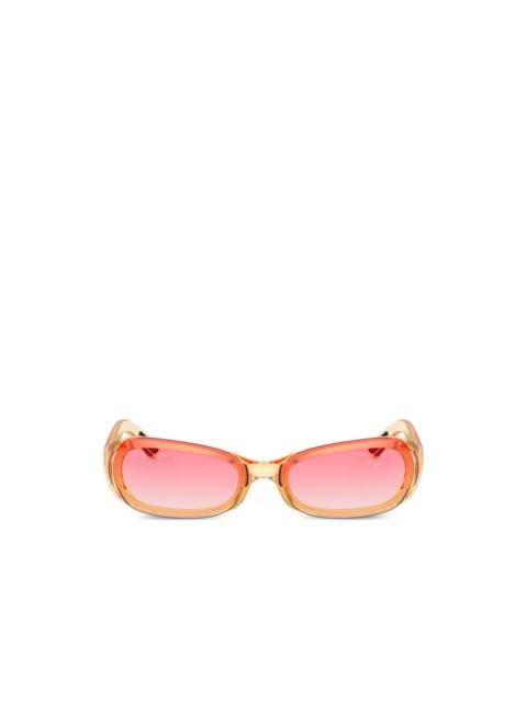 Miu Miu rimless rectangle-frame sunglasses