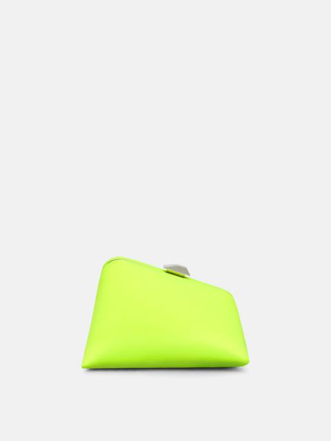 ''MIDNIGHT'' FLUO YELLOW MINI CLUTCH