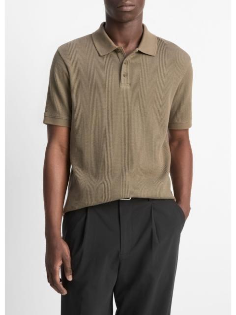 Vince Variegated Pima Cotton Polo Shirt