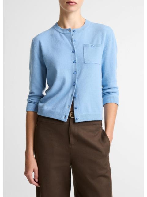 Vince Wool & Cashmere-Blend Pocket Cardigan