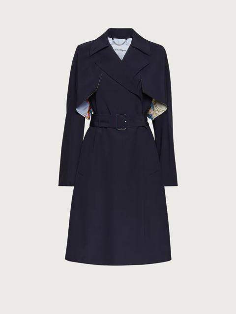 FERRAGAMO WOOL TRENCH