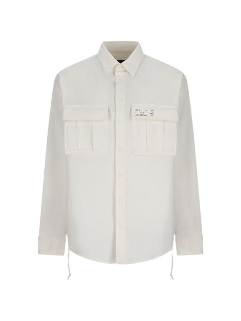 DSQUARED2 ripstop drawstring-hem shirt
