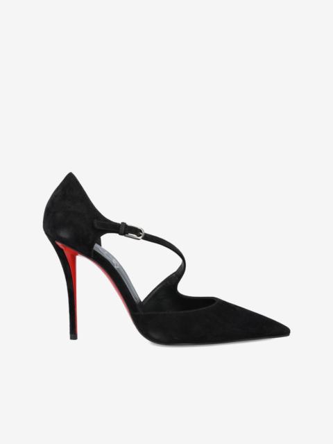 Christian Louboutin Miss Ziggyta 100 mm pumps in veau velours