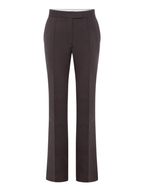 ALEX PERRY Mid-Rise Flared Suit Pants brown