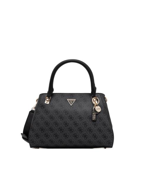 GUESS USA monogram charm satchel