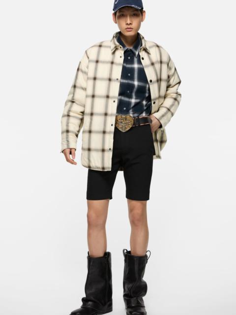 Acne Studios Flannel button-up shirt - Beige/multi