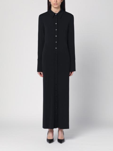 Sportmax Black shirt dress in viscose jersey