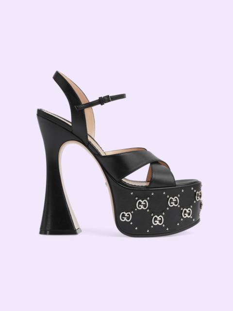 Women's Interlocking G studs sandal