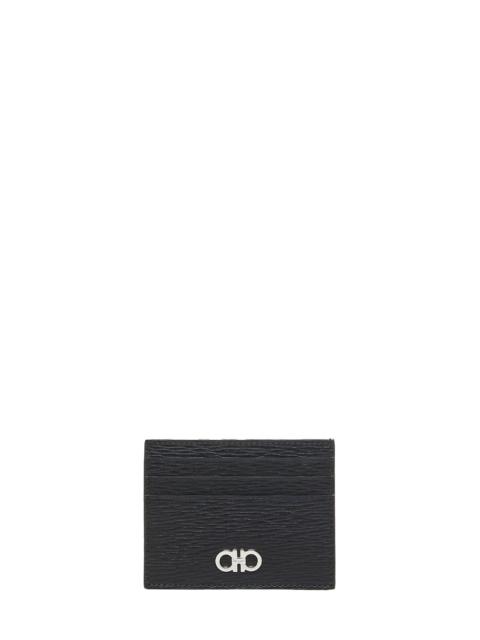 FERRAGAMO Gancini leather card holder