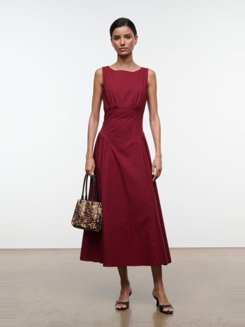 STAUD STAUD GWEN DRESS CARMINO