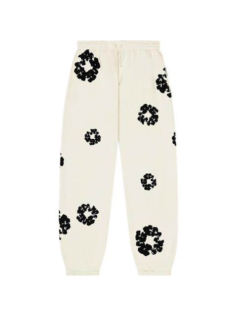 DENIM TEARS Cotton Wreath Sweatpants "Oatmeal / Black" DT632