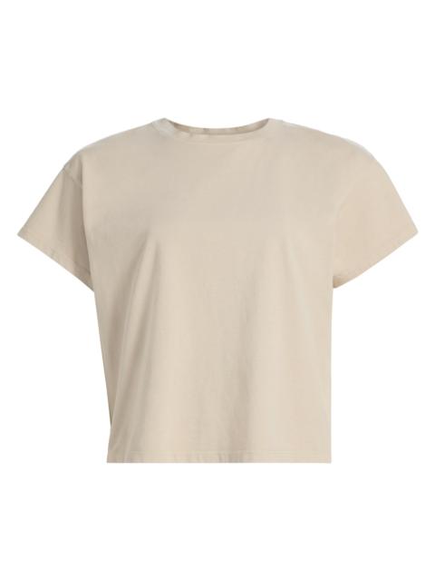 rag & bone Women's Kelly Distressed Washed Boxy T-Shirt - Soft Beige