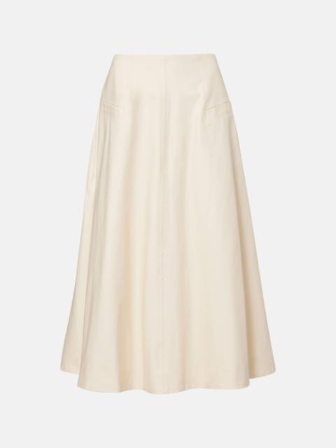 entire studios Celeste cotton midi skirt