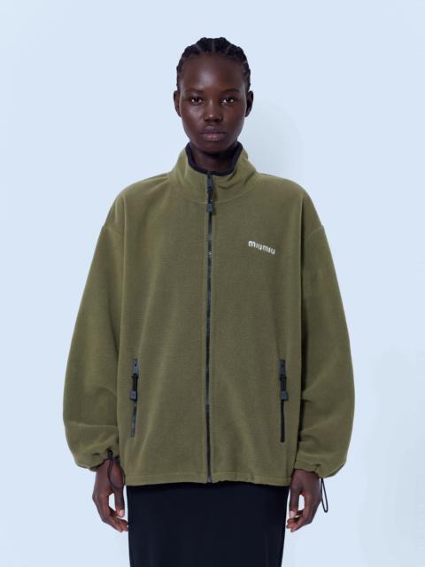 Miu Miu Fleece Zipper Jacket