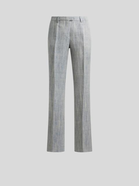 Etro LINEN-BLEND TROUSERS