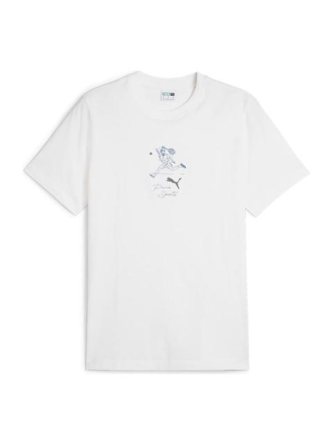 PUMA PUMA Team Graphic T-shirt 'White' 627121-02