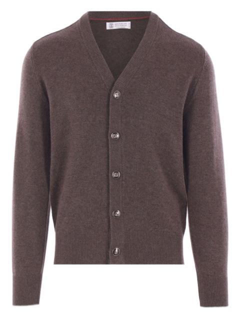 Brunello Cucinelli button-front ribbed cardigan