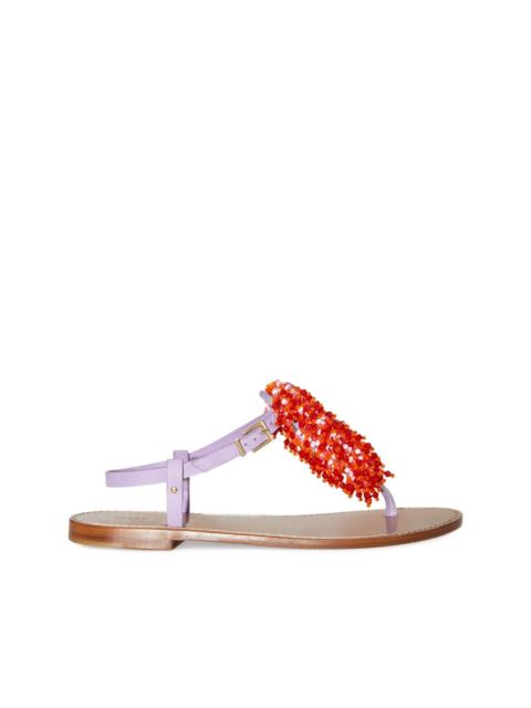 PUCCI beaded leather sandals