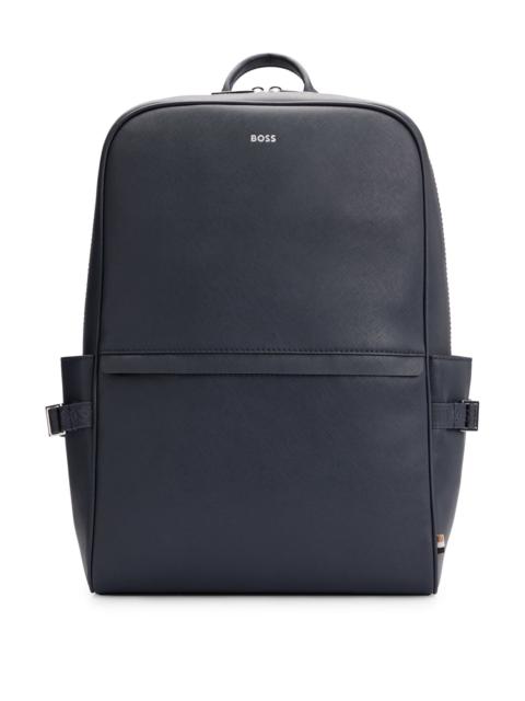 BOSS BACKPACK WITH SIGNATURE STRIPE AND LOGO DETAIL