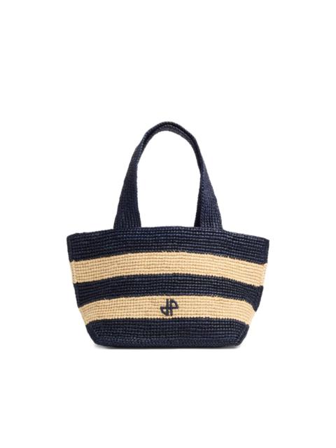 PATOU PM Trapeze striped tote bag