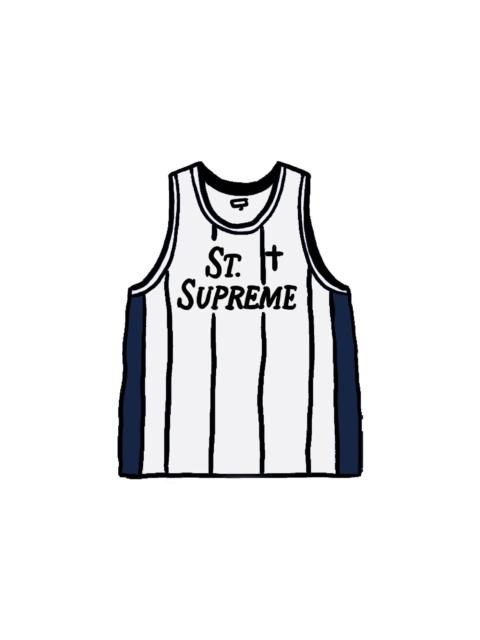 Supreme Supreme St. Supreme Basketball Jersey White