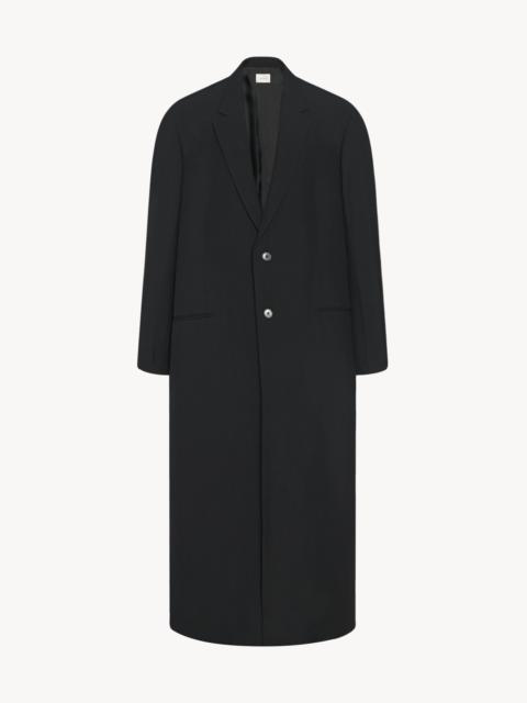 The Row Cheval Coat in Virgin Wool and Mohair