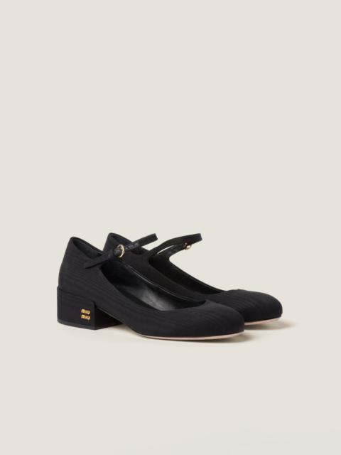 Miu Miu Moiré fabric pumps | REVERSIBLE