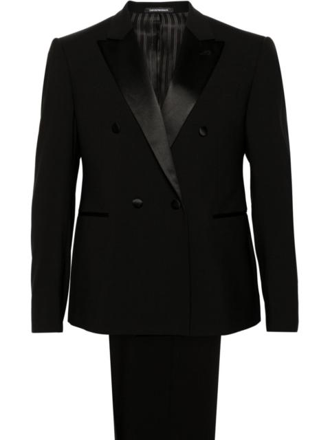 EMPORIO ARMANI double-breasted wool suit