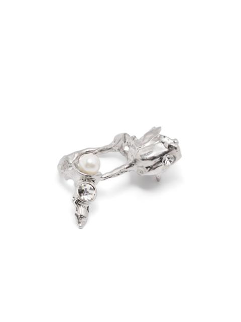 Marni floral-motif ring