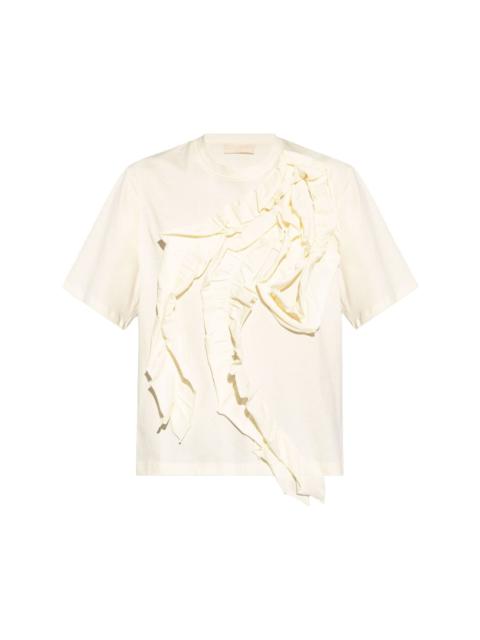 ULLA JOHNSON Aris ruffle-detail T-shirt