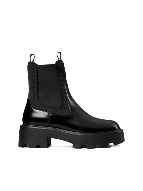 TORY BURCH 65mm T-monogram chelsea boots