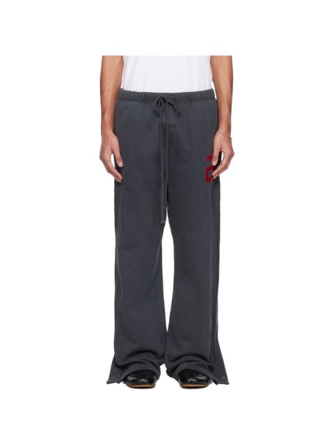 ESSENTIALS Gray Holiday Heavy Fleece Tearaway Sweatpants