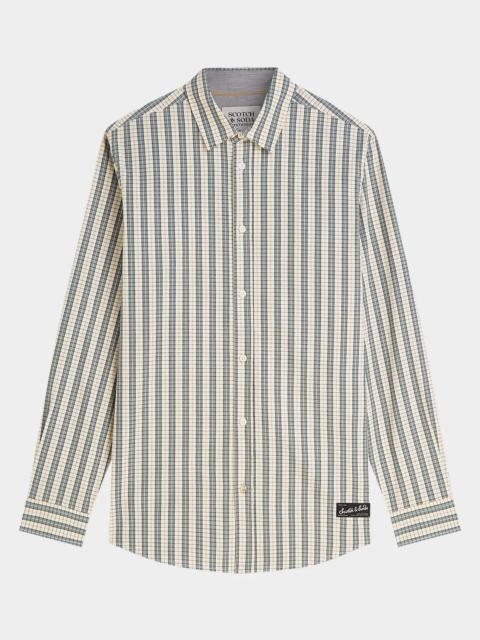 SCOTCH & SODA Men's Checked Cotton Shirt