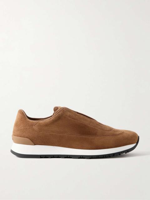 John Lobb Lift Suede Slip-On Sneakers