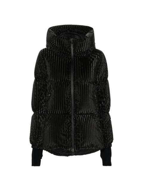 matelassé-effect puffer jacket